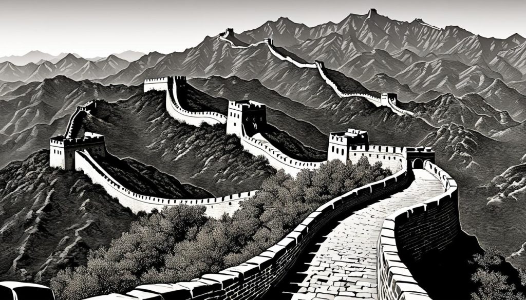 Great Wall of China structure